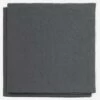 Habitat Lot De 2 Serviettes De Table En Lin - 45 X 45 - Gris Anthracite