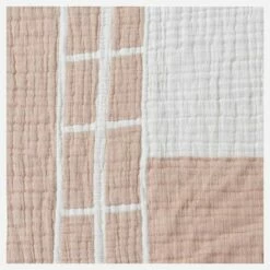 Habitat Plaid En Gaze De Coton – 130 X 170 Cm – Motif Maison - Design By Floriane Jacques -meubles boutique manta em gaze de algodao 130 x 170 cm motivo casa design by floriane jacques 12565191