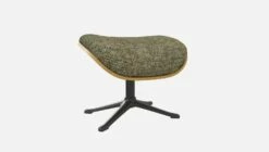 Habitat Repose-pieds En Chêne Et Tissu Alba - Vert Orage - Pied Noir -meubles boutique marc repose p chene alba vert p nr 10274961 2