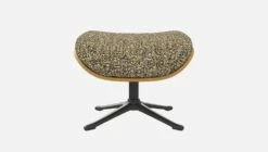 Habitat Repose-pieds En Chêne Et Tissu Venezia - Vert Lichen - Pied Noir -meubles boutique marc repose p chene ven vert p nr 10274189 2