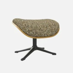 Habitat Repose-pieds En Chêne Et Tissu Venezia - Vert Lichen - Pied Noir -meubles boutique marc repose p chene ven vert p nr 10274193 1