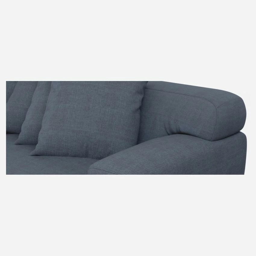 Habitat Méridienne Gauche En Lin - Bleu 5 Habitat Méridienne Gauche En Lin - Bleu – Image 5