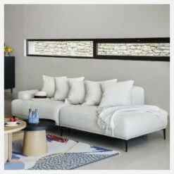 Habitat Méridienne Gauche En Lin - Naturel 10 Habitat Méridienne Gauche En Lin - Naturel -meubles boutique meridienne gauche en lin naturel 1514769