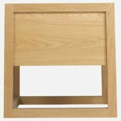 Habitat Table De Chevet En Chêne - Naturel -meubles boutique mesa de cabeceira 9062231