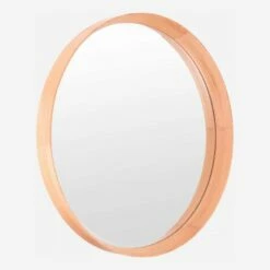 Habitat Miroir Rond 84 Cm En Chêne -meubles boutique miroir rond 84 cm en chene 1324803 1