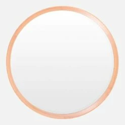 Habitat Miroir Rond 84 Cm En Chêne -meubles boutique miroir rond 84 cm en chene 1324807 1