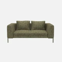 Habitat Canapé 2 Places En Tissu Alba - Vert Orage