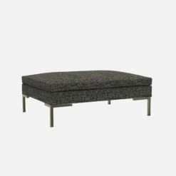 Habitat Repose-pieds En Tissu Alba - Gris Nuage -meubles boutique montino repose p alba anthracite 10273007