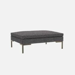 Habitat Repose-pieds En Tissu Lucca - Bleu Zingué -meubles boutique montino repose p lucca bleu 10272751 1