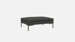 Habitat Repose-pieds En Tissu Melina - Gris Ardoise -meubles boutique montino repose p melina anthracite 10272495 2