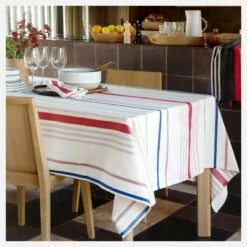 Habitat Nappe En Coton - 160 X 250 Cm - Multicolore -meubles boutique nappe en coton 160 x 250 cm multicolore 8822723