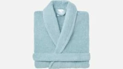 Habitat Peignoir En Coton - Taille Unique - Bleu -meubles boutique naxos peignoir bleu 1307073 2