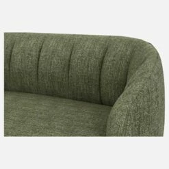 Habitat Canapé 3 Places Arrondi En Tissu Lucca - Vert Mousse 9 Habitat Canapé 3 Places Arrondi En Tissu Lucca - Vert Mousse -meubles boutique nova canape 3pl forme arrondie vert 13513305