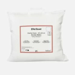Habitat Oreiller Confort Médium En Synthétique - 65 X 65 Cm -meubles boutique oreiller confort medium en synthetique 65 x 65 cm 9190749 1