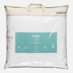 Habitat Oreiller En Duvet De Canard Français - 65 X 65 Cm -meubles boutique oreiller en duvet et plumettes de canard francais 65x65cm 1087671 1