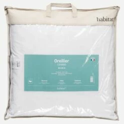 Habitat Oreiller En Duvet De Canard Français - 65 X 65 Cm -meubles boutique oreiller en duvet et plumettes de canard francais 65x65cm 1087671
