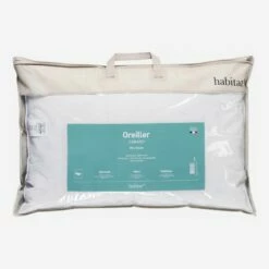 Habitat Oreiller En Duvet De Canard Français - 75 X 50 Cm -meubles boutique oreiller en duvet et plumettes de canard francais 75x50cm 1087659 1