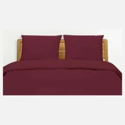 Habitat Parure De Lit En Coton égyptien - 240 X 260 Cm - Rouge Framboise