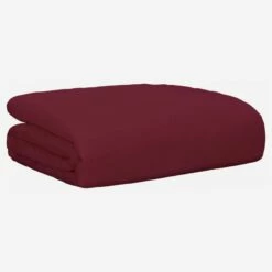 Habitat Parure De Lit En Coton égyptien - 240 X 260 Cm - Rouge Framboise -meubles boutique parure de lit en coton 260 x 240 cm 2 taies 65 x 65 cm framboise 1089433