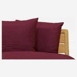 Habitat Parure De Lit En Coton égyptien - 240 X 260 Cm - Rouge Framboise -meubles boutique parure de lit en coton 260 x 240 cm 2 taies 65 x 65 cm framboise 1089441