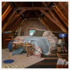 Habitat Parure De Lit En Flanelle De Coton - 220 X 240 Cm - Multicolore -meubles boutique parure de lit en flanelle de coton 220 x 240 cm multicolore 8675917