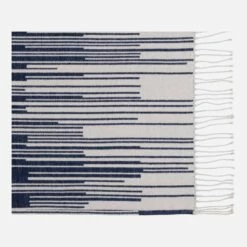 Habitat Plaid 127X180cm En Coton Bleu Et Gris 10 Habitat Plaid 127X180cm En Coton Bleu Et Gris -meubles boutique plaid 127x180cm en coton bleu et gris 1210435 1