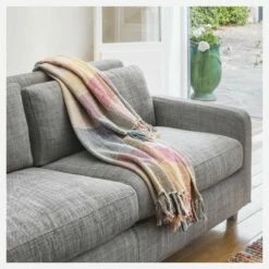 Habitat Plaid En Coton - 130 X 170 Cm - Patchwork De Couleurs -meubles boutique plaid en coton 130 x 170 cm patchwork de couleurs 1333637