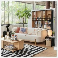 Habitat Plaid En Gaze De Coton - 130 X 170 Cm - Orange - Design By Floriane Jacques -meubles boutique plaid en gaze de coton 130 x 170 cm orange design by floriane jacques 12851921