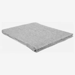 Habitat Plaid En Lin - 130 X 170 Cm - Gris