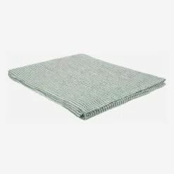 Habitat Plaid En Lin - 130 X 170 Cm - Vert -meubles boutique plaid en lin 130 x 170 cm vert 8657535 1