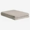 Habitat Plaid Tricoté En Coton - 130 X 170 Cm - Gris