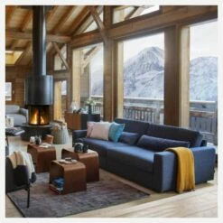 Habitat Plaid Tricoté En Coton - 130 X 170 Cm - Jaune Moutarde -meubles boutique plaid tricote en coton 130 x 170 cm jaune moutarde 1327533