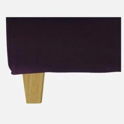 Habitat Repose-pieds En Velours - Violet - Pieds Chêne -meubles boutique poggiapiedi in velluto viola piedi rovere 1279739