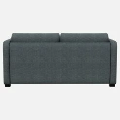 Habitat Canapé Convertible 2 Places Avec Accoudoirs Fins En Tissu - Bleu Gris -meubles boutique porto cnp lit slim 2p bleu hdr 2796543