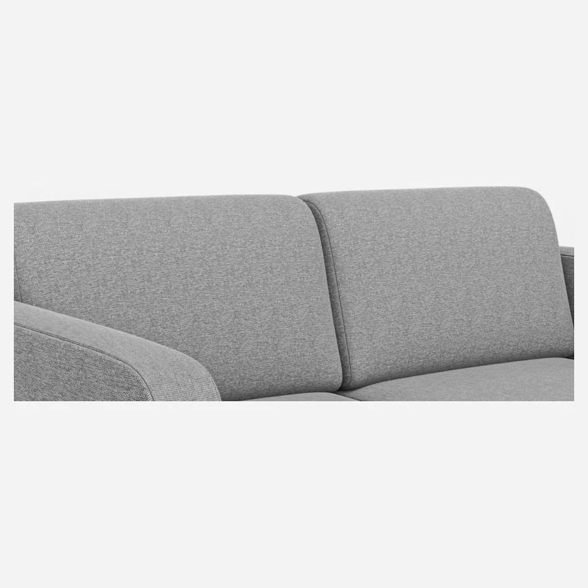 Habitat Canapé Convertible 2 Places Avec Accoudoirs Fins En Tissu - Gris 5 Habitat Canapé Convertible 2 Places Avec Accoudoirs Fins En Tissu - Gris – Image 5
