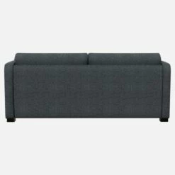 Habitat Canapé Convertible 3 Places Avec Accoudoirs Fins En Tissu - Bleu Gris -meubles boutique porto cnp lit slim 3p bleu hdr 2796503