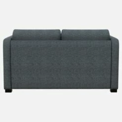 Habitat Canapé Convertible Compact Avec Accoudoirs Fins En Tissu - Bleu Gris -meubles boutique porto cnp lit slim compct bleu hdr 2796583