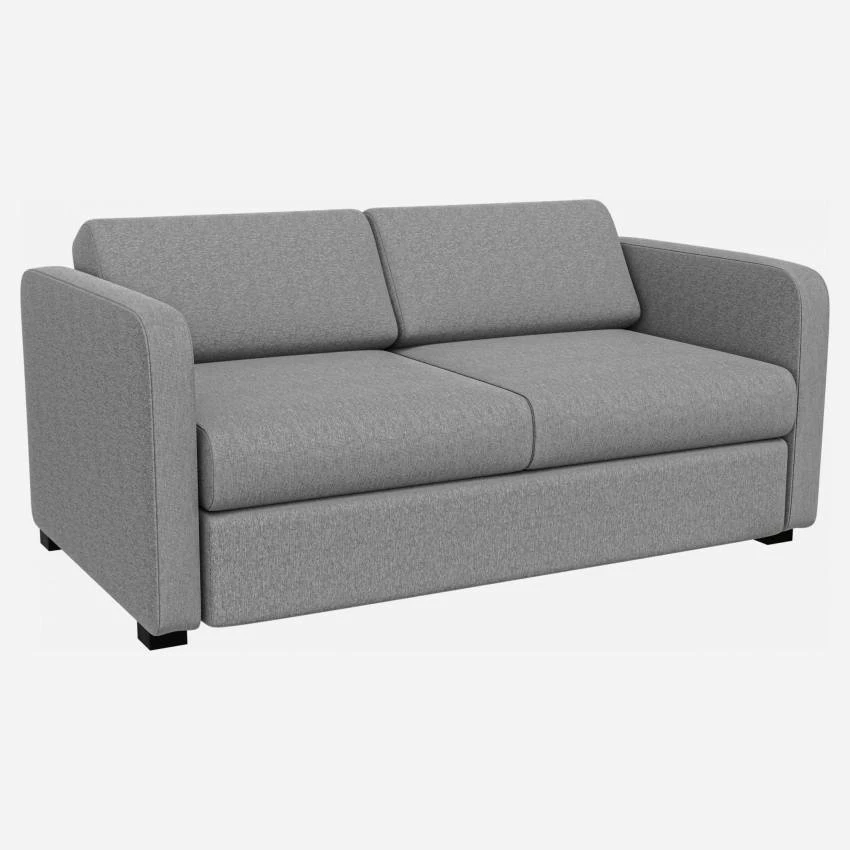 Habitat Canapé Convertible 2 Places à Lattes Avec Accoudoirs Fins En Tissu - Gris 2 Habitat Canapé Convertible 2 Places à Lattes Avec Accoudoirs Fins En Tissu - Gris – Image 2