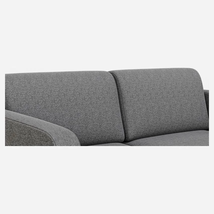 Habitat Canapé Convertible 3 Places à Lattes Avec Accoudoirs Fins En Tissu - Gris Foncé 5 Habitat Canapé Convertible 3 Places à Lattes Avec Accoudoirs Fins En Tissu - Gris Foncé – Image 5