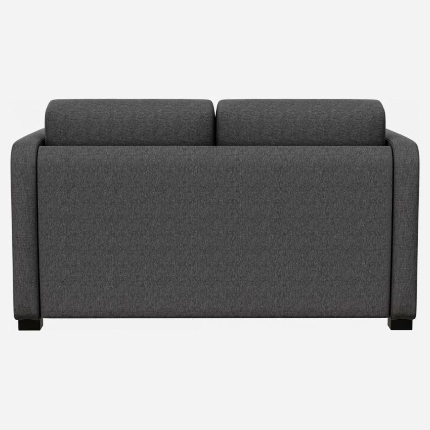 Habitat Canapé Convertible Compact à Lattes Avec Accoudoirs Fins En Tissu - Gris Foncé 4 Habitat Canapé Convertible Compact à Lattes Avec Accoudoirs Fins En Tissu - Gris Foncé – Image 4