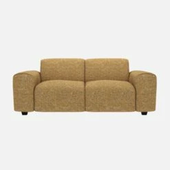 Habitat Canapé 2 Places En Tissu Alba - Jaune Soleil