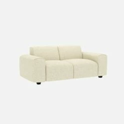 Habitat Canapé 2 Places En Tissu Venezia - Blanc Craie -meubles boutique posada canape 2p venezia beige 10273661 1