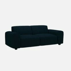 Habitat Canapé 3 Places En Tissu Melina - Bleu Encre -meubles boutique posada canape 3p melina bleu 10273429