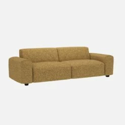 Habitat Canapé 4 Places En Tissu Venezia - Jaune épice -meubles boutique posada canape 4p venezia jaune 10273589