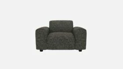 Habitat Fauteuil En Tissu Alba - Gris Ardoise -meubles boutique posada fauteuil alba gris anthracite 10274013 2