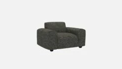 Habitat Fauteuil En Tissu Alba - Gris Ardoise -meubles boutique posada fauteuil alba gris anthracite 10274017 2