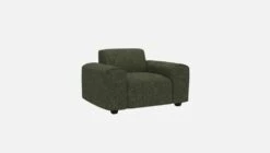 Habitat Fauteuil En Tissu Lucca - Vert Mousse -meubles boutique posada fauteuil lucca vert 10273773 2