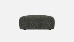 Habitat Repose-pieds En Tissu Alba - Gris Ardoise -meubles boutique posada repose pieds alba gris anthracite 10274141 2