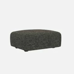 Habitat Repose-pieds En Tissu Alba - Gris Ardoise -meubles boutique posada repose pieds alba gris anthracite 10274145 1