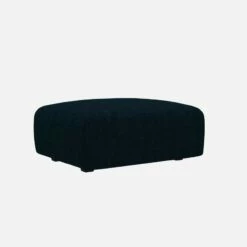 Habitat Repose-pieds En Tissu Melina - Bleu Encre -meubles boutique posada repose pieds melina bleu 10273477 1